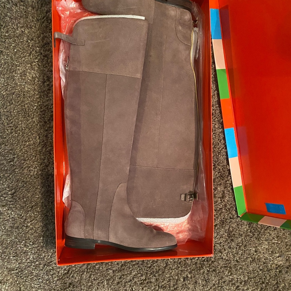 Charles David Gray Over the Knee Boots